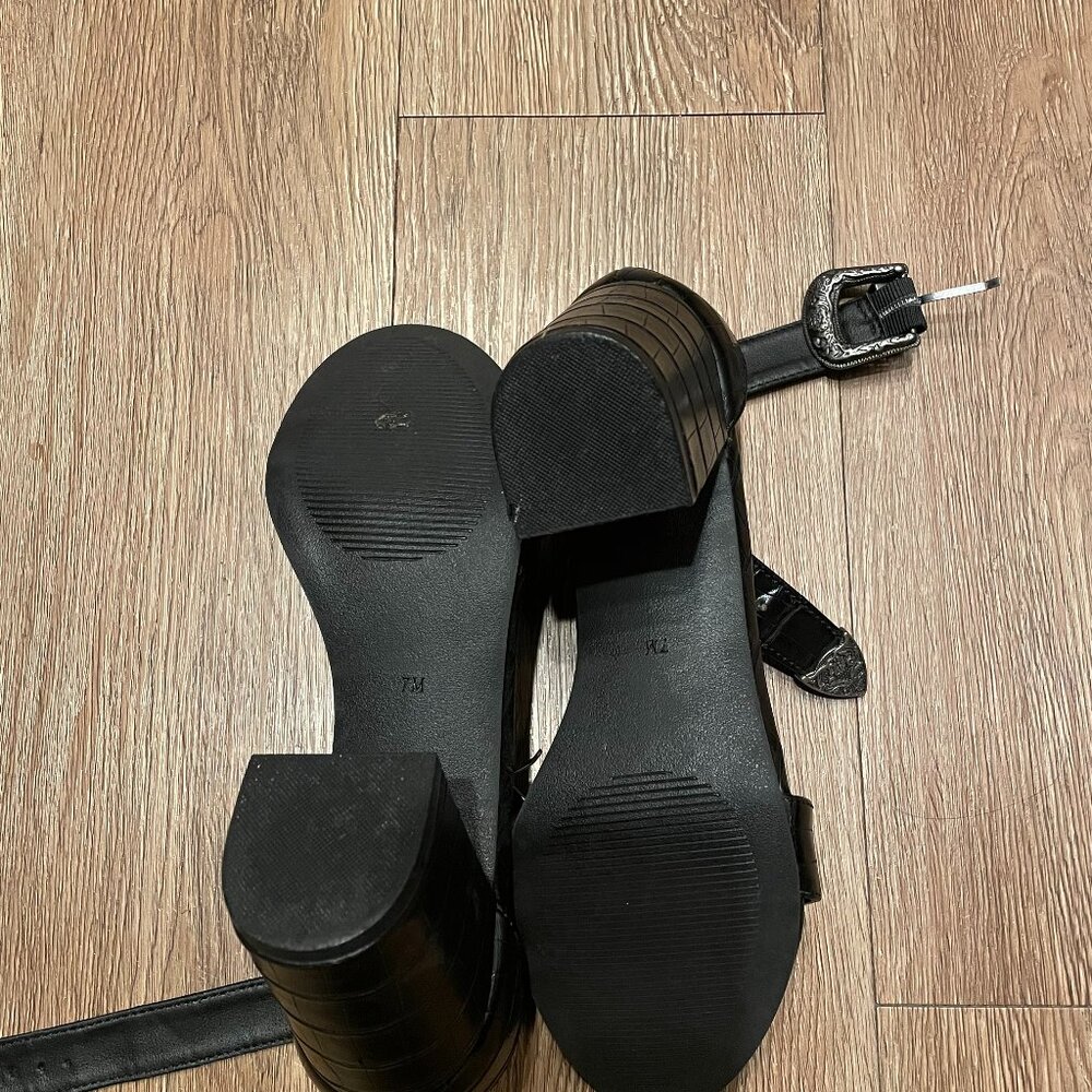 NEW Black block heels (Coconuts by Matisse)